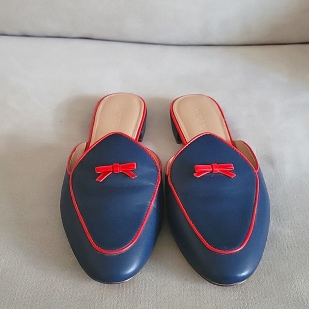 J.Crew Piped Loafer Mules Size US 9.5 - Picture 2 of 9